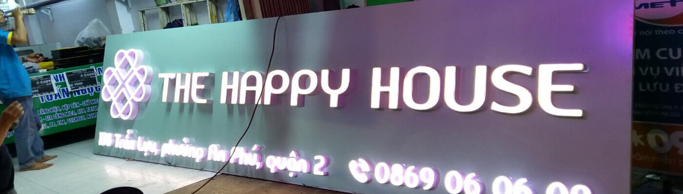 Làm hộp đèn quảng cáo - Hộp đèn led